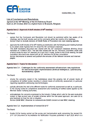 List of conclusions 50th meeting